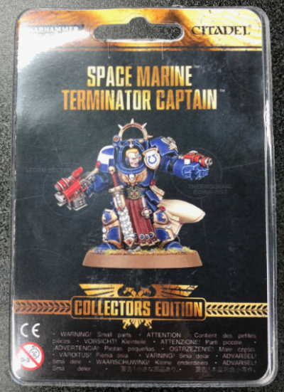 Collectors Edition Space Marine Terminator Captain