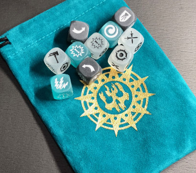 Bonus dice and dice bag