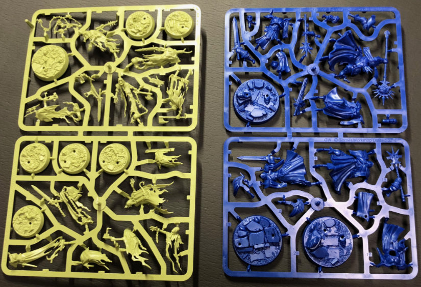 Sprues for both included warbands