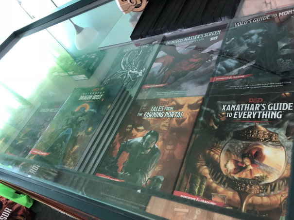 Behind the glass - D&D 5e books